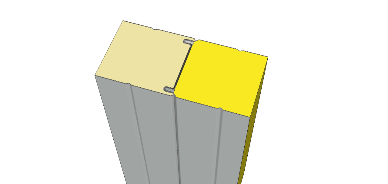 Elementkombination Metfiber Eco Wand - Thermowall Kombi 